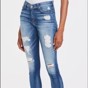 7 FOR ALL MANKIND ❤️ High Rise Skinny Ankle Jeans